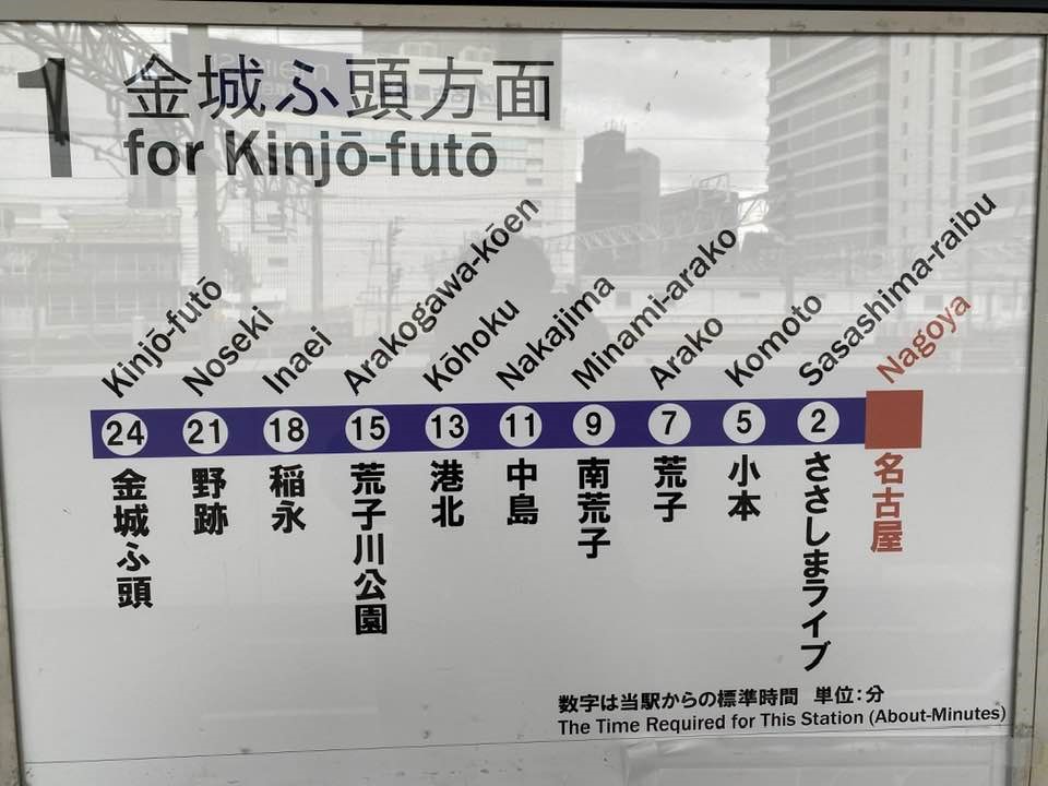 Aonami-line to Kinjyo Futo